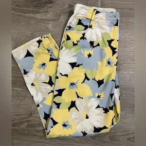 Susan Bristol Multicolor Floral Pants Size 10